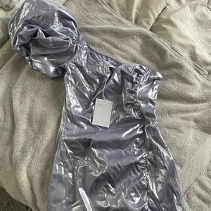 Mini shiny dress- & other stories
